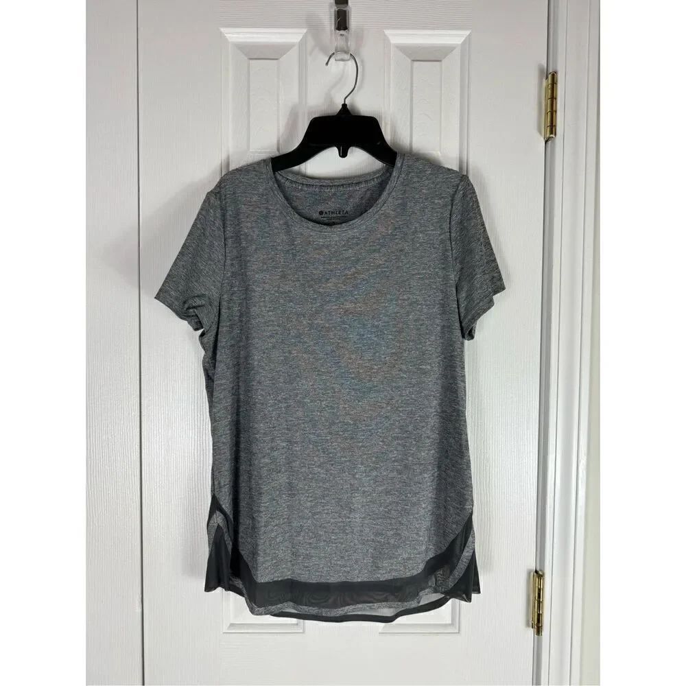 Athleta Womens Grey Blouse Size Small